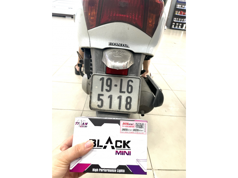 Độ đèn nâng cấp ánh sáng BI LED TITAN MOTO - BLACK MINI 2.0 INCH cho xe Honda Lead - Tân Phú 5118 - 17/06/2023